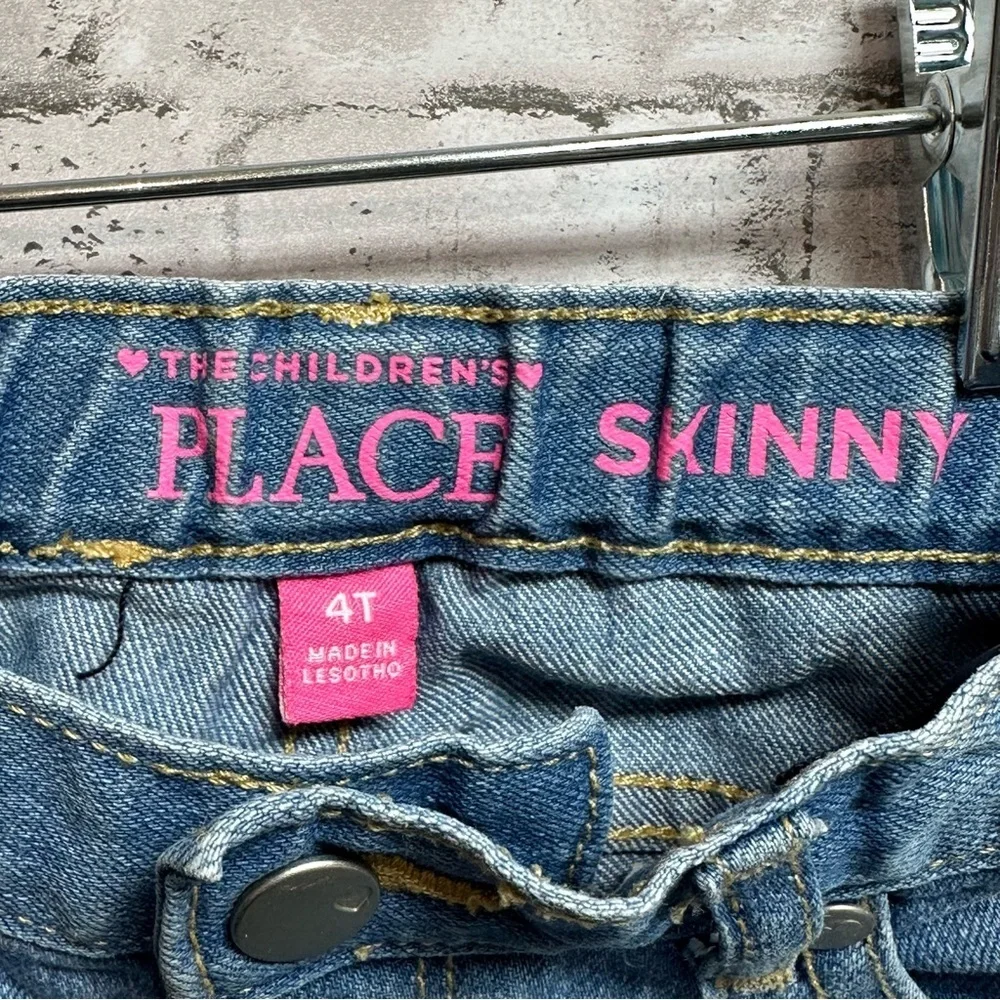 The Children's Place Girls Toddler Size 4T Skinny Blue Jeans